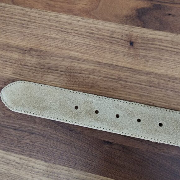Suede leather belt - Picture 5 of 9